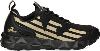 Emporio Armani logo-print sneakers - Black