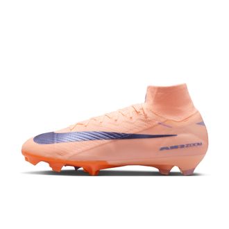 Nike Mens Mercurial Superfly 10 Elite LV8 Firm-Ground High-Top Soccer Cleats in Orange | IO8215-850