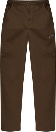 Moncler Pantaloni con logo Moncler - - Trousers - Uomo - Marrone - L