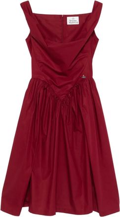 Vivienne Westwood panelled midi dress - Red