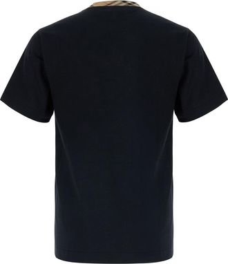 Burberry Mens T-Shirt Ryan Black Cotton T-Shirts And Polos