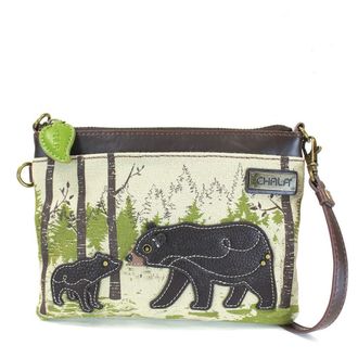 Chala Chala Mini Crossbody Phone Purse with 2 Adjustable Straps, Bear Mini Crossbody, S