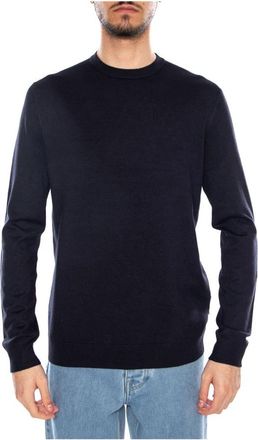 Only & Sons Onswyler Life Reg 14 LS Crewknit Noos - Heren - Ronde hals truien - Blauw - M - Katoen - Truien & Vesten
