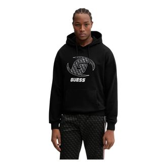 Guess Kele Hoodie - - Sweatshirts & Hoodies - Uomo - Nero - S