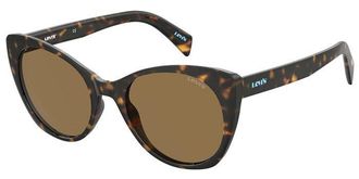 Levi's LV 1015/S 086/70 Womens Sunglasses Tortoiseshell Size 55