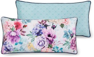 Descanso Dekokissen »Anamin« Mit Füllung, 1 Stück, Mit Biese, 30x60, Wendeoptik, Weich, Blumen
