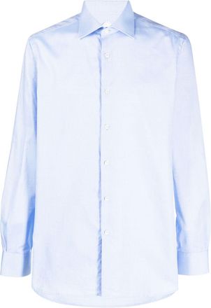 Pal Zileri long-sleeve cotton shirt - men - Cotton - 40 - Blue