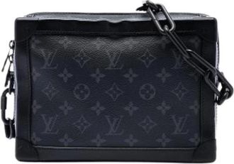 Louis Vuitton Pre-owned Soft Trunk - Heren - Vintage Schoudertas - Zwart - ONE Size - Vintage
