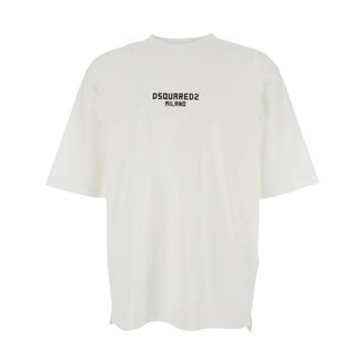 Dsquared2 Hombre, Camisetas, Blanco, Talla: M