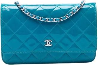 Chanel Pre-owned Wallet on Chain - - Pre-owned - Donna - Blu - ONE SIZE