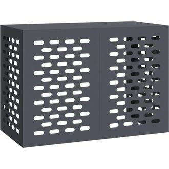 vidaXL Funda Para Aire Acondicionado - Antracita, 100x50x70 Cm, Hecha De Acero Vidaxl