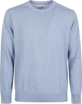 MC2 Saint Barth Regent Jersey - Heren - Ronde hals truien - Blauw - XL - Truien & Vesten