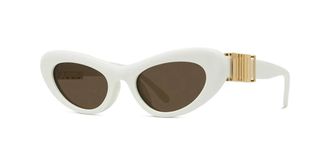 Loewe Brown Cat Eye Ladies Sunglasses LW40156U 25E 52