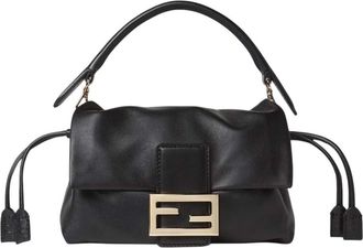 Fendi Black Baguette Small Shoulder Bag