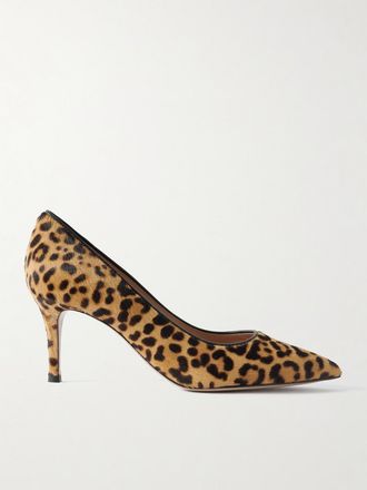 Gianvito Rossi Décolleté In Cavallino Leopardato 70 - Stampa animalier