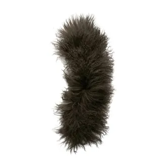 Herno Luxurious Faux Fur Scarf Verde