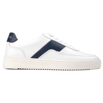 Filling Pieces Mens Mondo Trainers - White Suede - Size UK 10