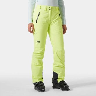Helly Hansen Womens Insulated Legendary Pants In Sunny Lime