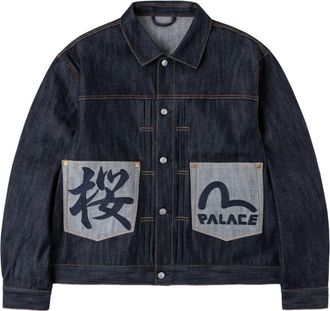 Palace x EVISU Type 2 Denim Jacket Indigo P30JK194