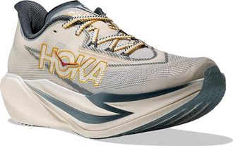 Hoka One One Cielo X1 3.0 Athletic Shoes Alabaster/Yellow Gold : Mens 10.5 - Womens 11.5 Medium, Synthetic