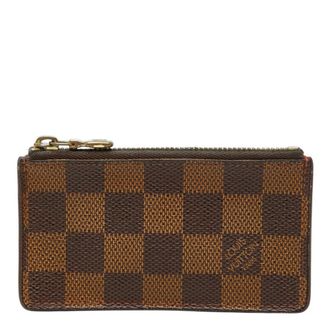 Louis Vuitton Brown Pvc Leather Coin Purse/Coin Case (Pre-Owned)