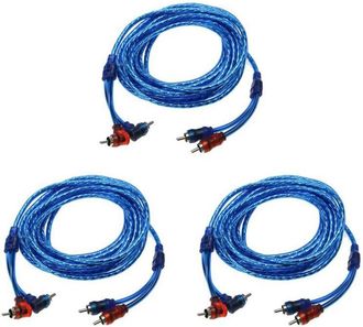 OEM Adecuado Para Sistemas De Amplificaci&oacute;n De Audio Est&eacute;reo Para Autom&oacute;viles Con Cable Trenzado De Cobre De 3 X 5 Metros (2rca A 2rca)