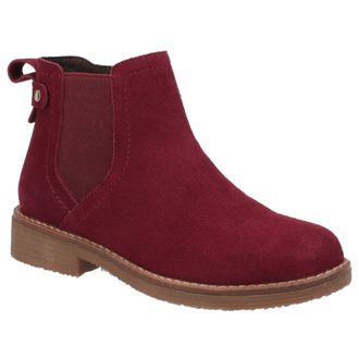 Hush Puppies Maddy Su&egrave;de Dames Bordo Boots