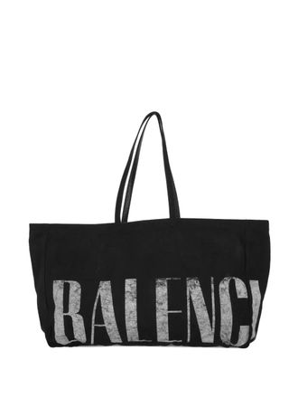 Balenciaga Editor shoulder bag - men - Cotton/Lambskin - One Size - Black