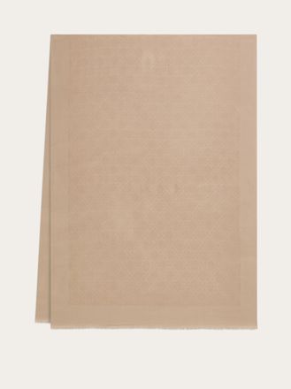 Ferragamo Donna Scialle Gancini Beige