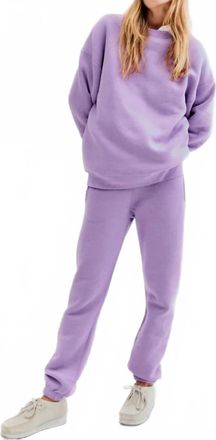 Kule Womens Spongee Sweatpants In Lilac