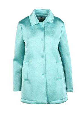 Motel Aqua Textured Polyester Jacket