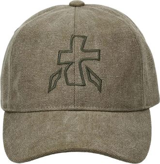 Premiata Caps, male, Green, Size: ONE SIZE Black Cotton Baseball Cap