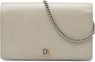 Gucci Pre-owned Gucci GG Marmont Calfskin Wallet On Chain Ladies 5B62AJJT3C9U3AI5