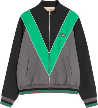 Valentino Garavani Felpa con applicazione VLogo - Nero