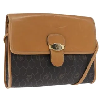 Dior Pre-owned Cross Body Bags, female, Multicolor, Size: ONE SIZE Pre-owned Honeycomb Canvas Shoulder Bag