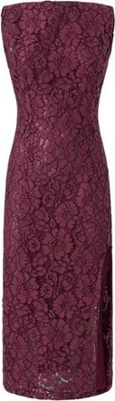 Pinko Drupa Abito Pizzo Rebrode - Dames - Feestkleedjes - Rood - XL - Kleedjes
