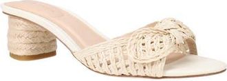 Pelle Moda Eaden Slide Sandal in Ivory Woven at Nordstrom, Size 8.5