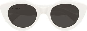 Alaia Aa0091s Bold Oversized Cat-Eye Sunglasses with Glossy Finish