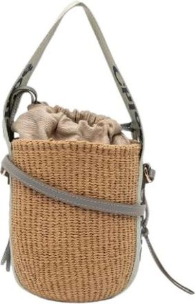 Chlo&eacute; Pre-owned Bucket Bags, female, Brown, Size: ONE SIZE Pre-owned The Woody Basket