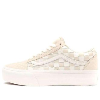 Vans Old Skool Platform Woven - Blanc De Blanc VN0A5KX99GY