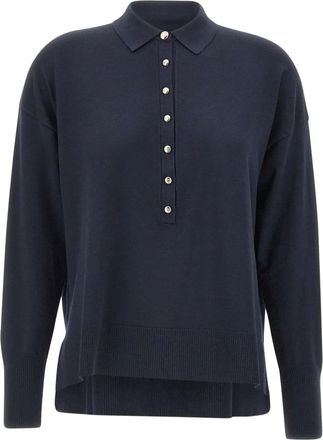 Elena Miro buttoned polo shirt - Blue