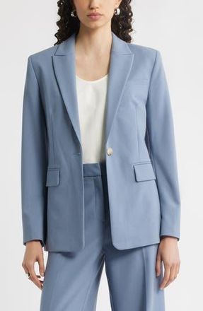 Nordstrom The Ingrid Classic Fit Blazer in Blue Chip at Nordstrom Rack, Size Xx-Small