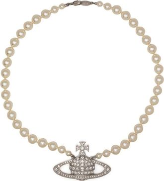 Vivienne Westwood Man. Bas Relief Pearl Necklace Accessories