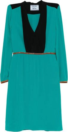 Prada Abito con scollo a V - Verde