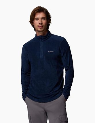 Columbia Mens Columbia Klamath Range II Half Zip Mens Blue Fleece Jacket - Size: 38