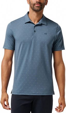 Travis Mathew Featherweight Performance Polo In Bering Sea