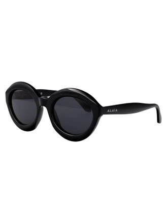 Alaia Womens Sunglasses Aa0088s Black-Grey Acetate Black-Black-Grey Black/black/grey