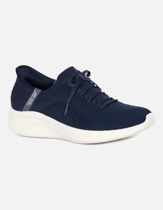 Skechers Womens Slip In Ultra Flex 3.0 Womens Trainers - Navy - Size: 5