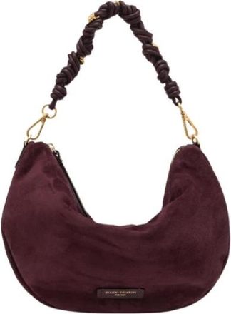 Gianni Chiarini Cleo Hobo Bag - Dames - Schoudertassen - Bruin - ONE Size - Leer - Tassen