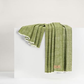 Lands Downunder Sutton Plaid Throw in Fern at Nordstrom